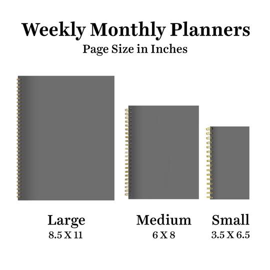 July 2026 - June 2027 Lovely Lemon Medium Weekly Monthly Planner